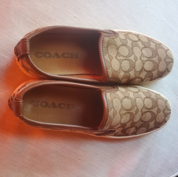 Coach Shoes - Women's Westlyn Logo Canvas Slip-On Sneakers